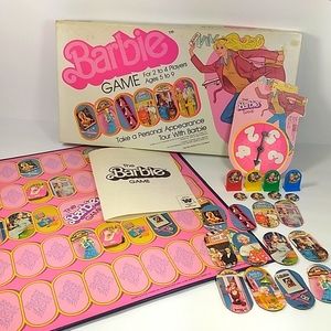 Vintage 1980 Barbie Board Game